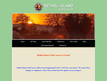 Tablet Screenshot of bethelislandgolf.com
